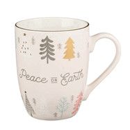 Mug Pink Peace on Earth Luke 2:14