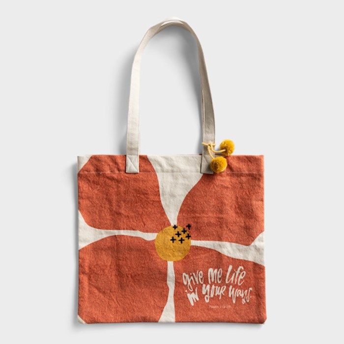 Tote Bag-Katygirl-Give Me Life (14&quot; x 16&quot;)