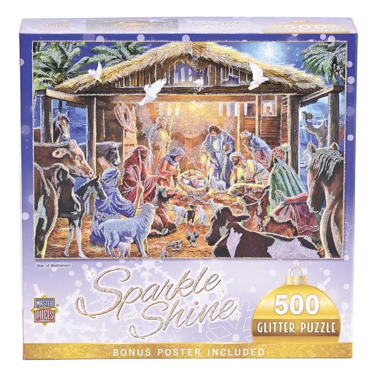 Holiday - Star of Bethlehem 500pc Glitter Puzzle