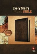 NLT2 Every Man&#39;s Bible: Deluxe Explorer Edition-Rustic Brown LeatherLike