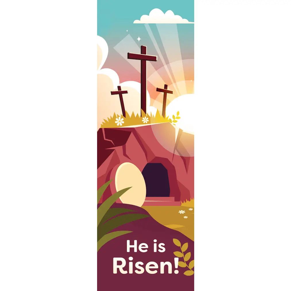 Easter Kids Bookmark - He Is Risen!