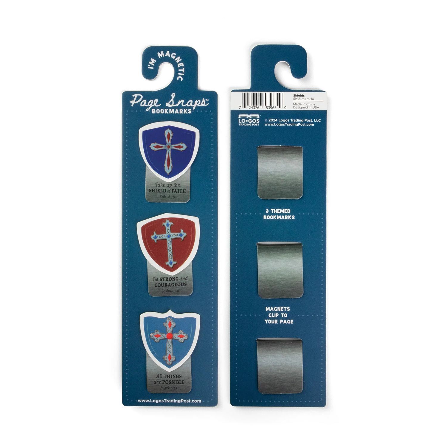 Page Snaps Magnetic Bookmark – Shields