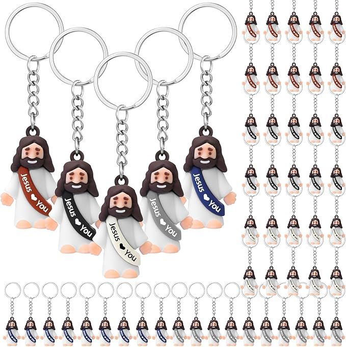 Mini Jesus Keychain