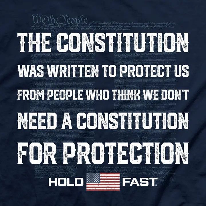Hold Fast Adult T - Constitution Protection Small