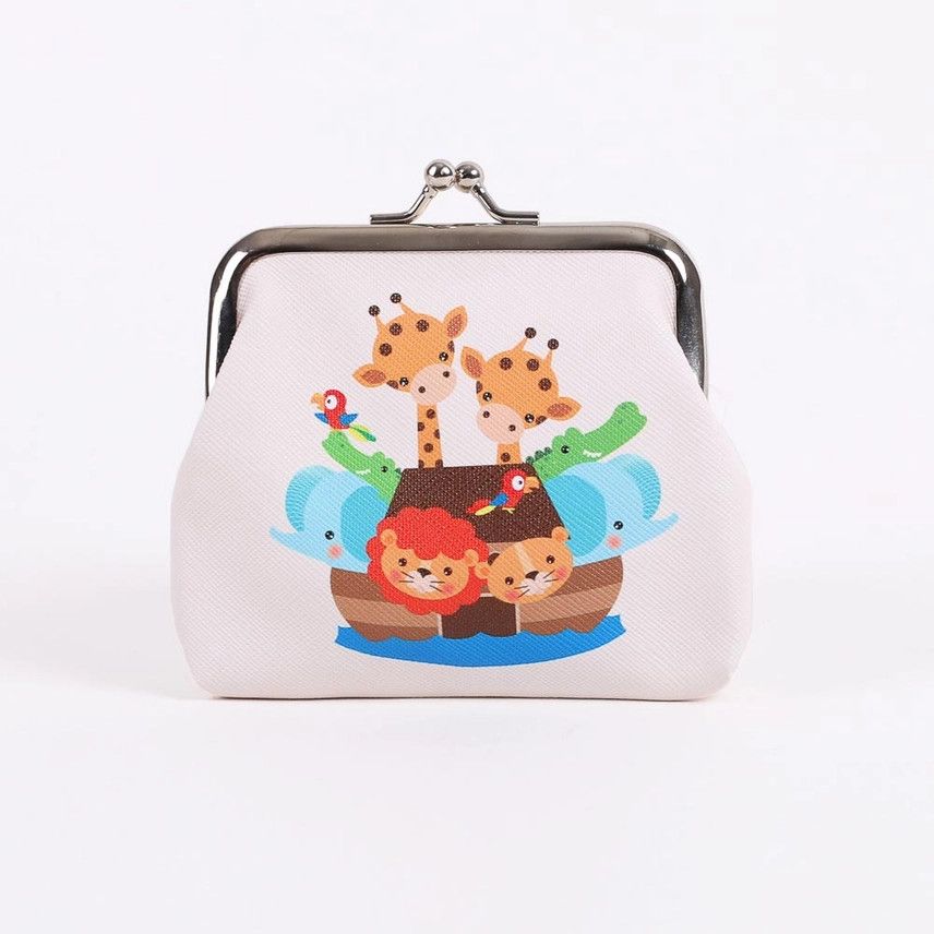 Coin Purse - Noah&#39;s Ark Tan