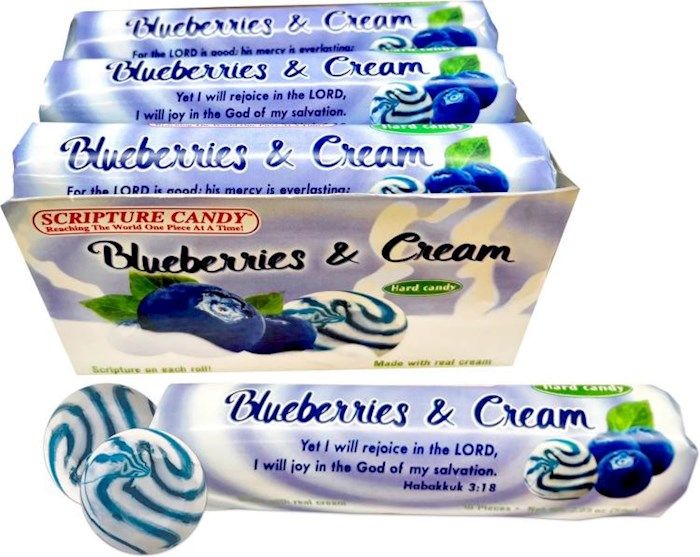Blueberries &amp; Cream Candy Roll