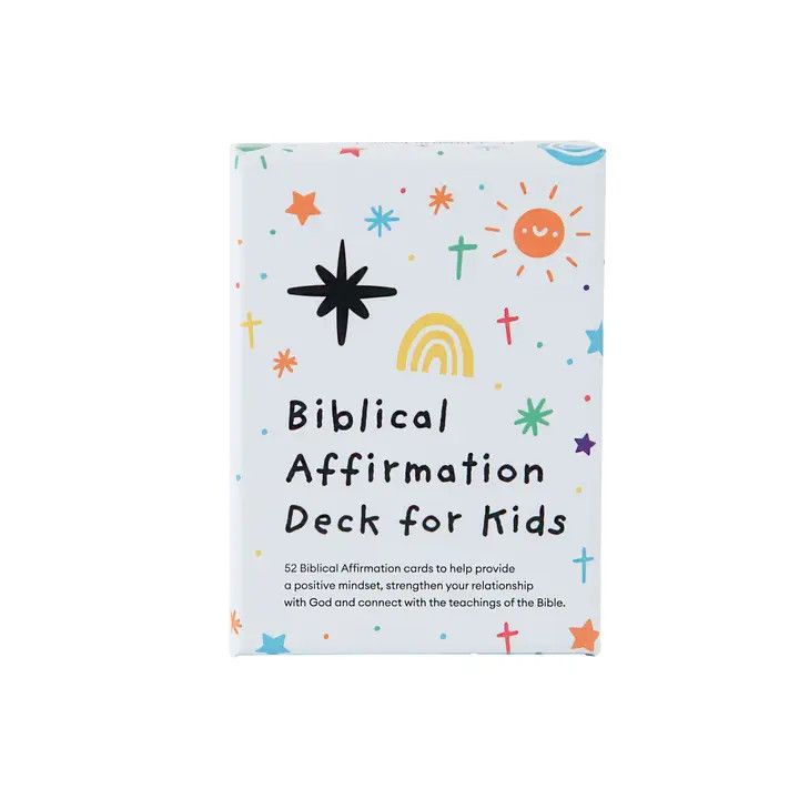 Biblical Affirmation Deck For Kids