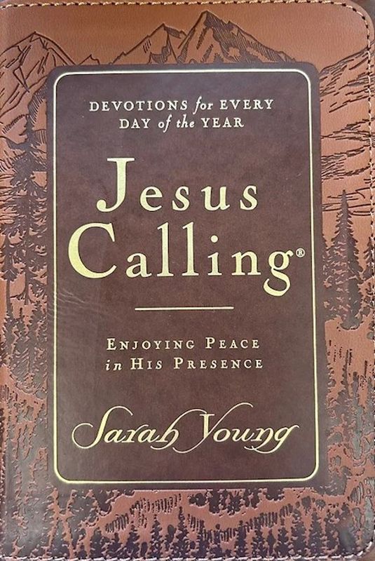 Jesus Calling- Masculine Imitation leather - Sarah Young