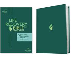NLT Life Recovery Bible/Large Print (25th Anniversary Edition)-Hardcover