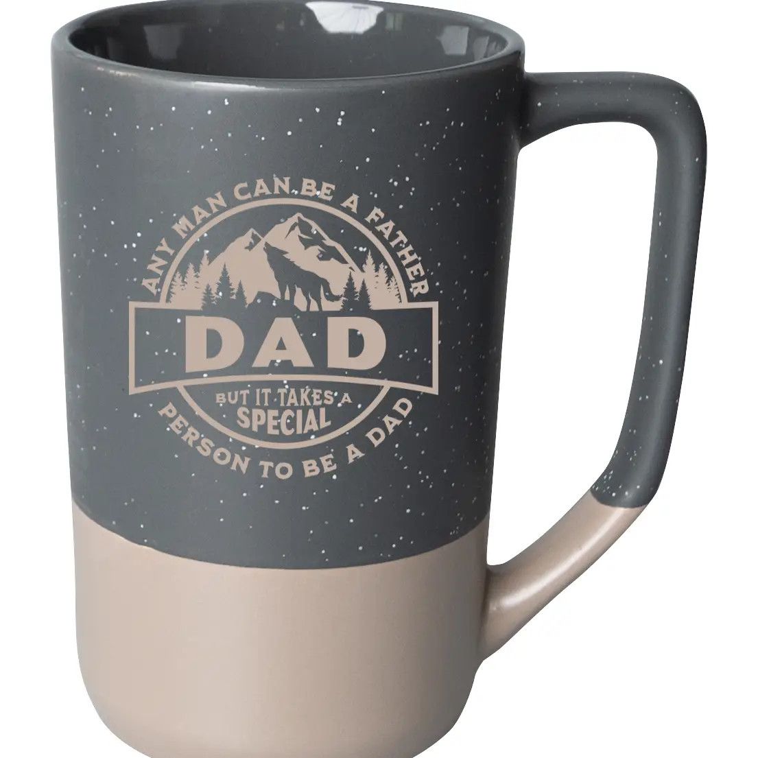 Designer Mugs-Pebble-Any Man Can Be A Father