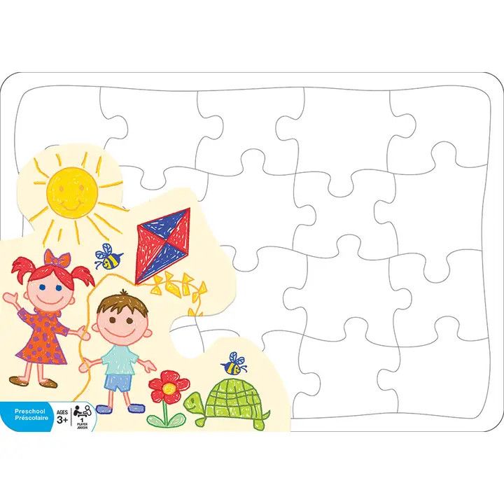 Create Your Own Puzzle: 10&quot;x14  20 pcs