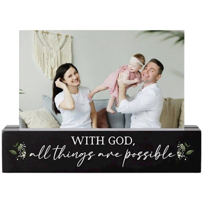 Photo Bar-With God, All Things Are Possible