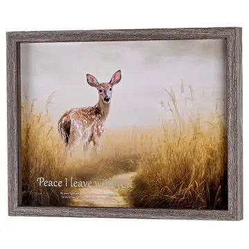Framed Wall Art Peace I Leave with 14x11