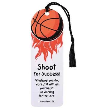Tassel Bookmark Basketball Shoot For