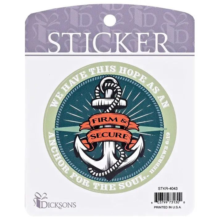 Anchor We Have This Hope Sticker