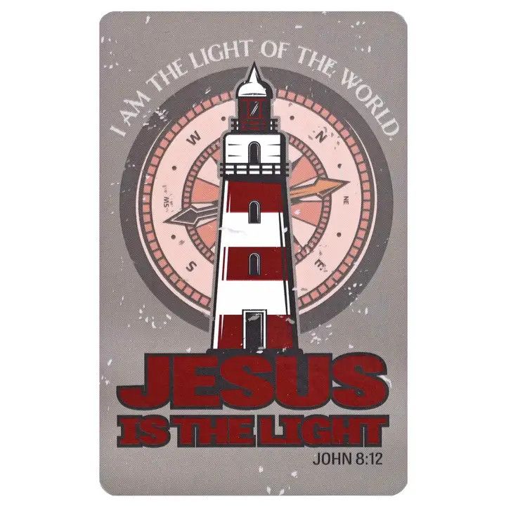 Pocketcard Lighthouse I Am the Light of the World