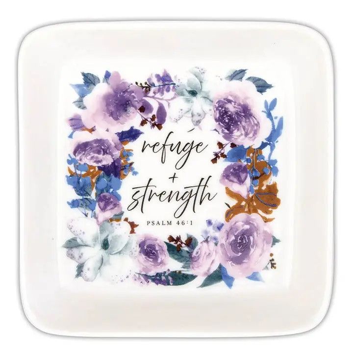 Trinket Tray - Refuge and Strength