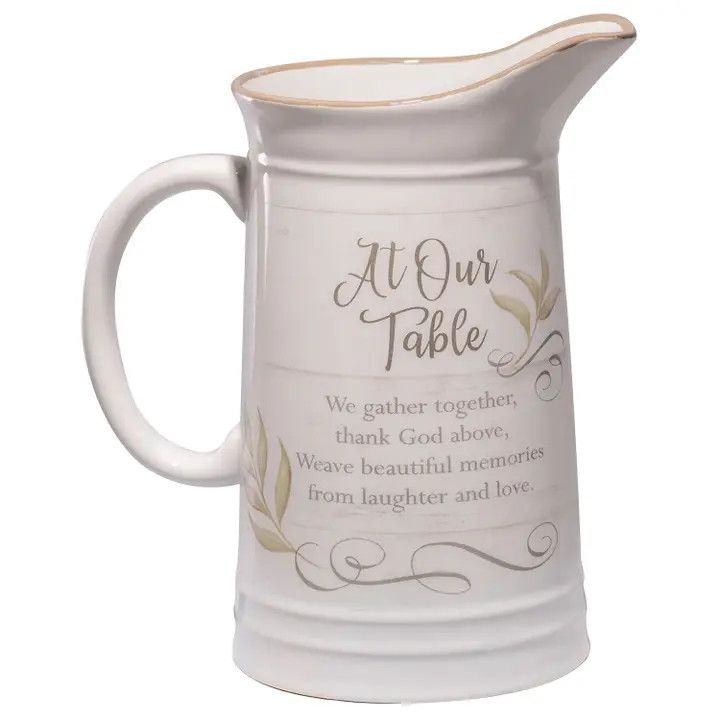 AT OUR TABLE PITCHER BOXED 32 OZ CAPACITY