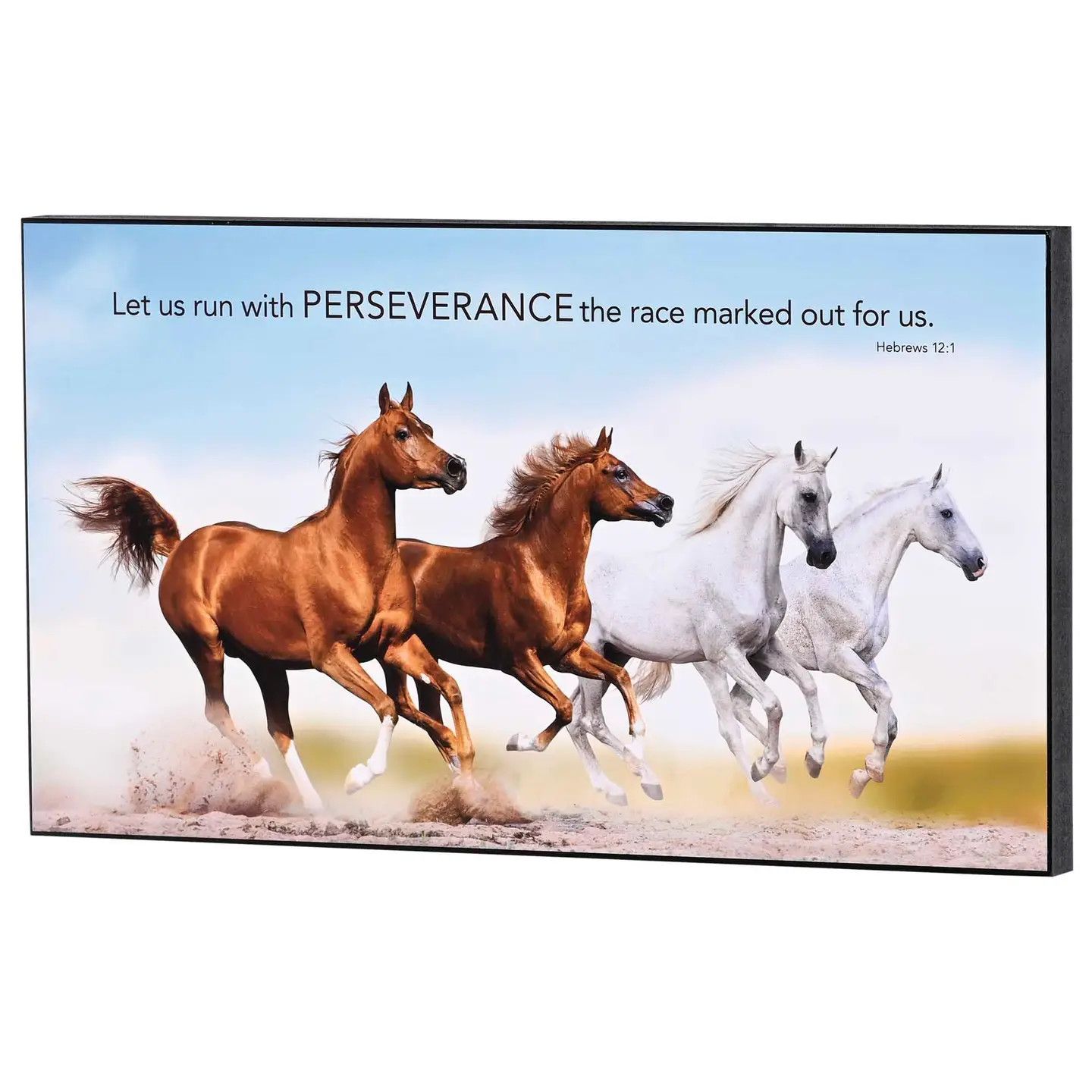 Wall Plaque Run with Perseverance