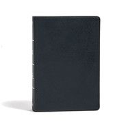 KJV Super Giant Print Reference Bible-Black Genuine Leather