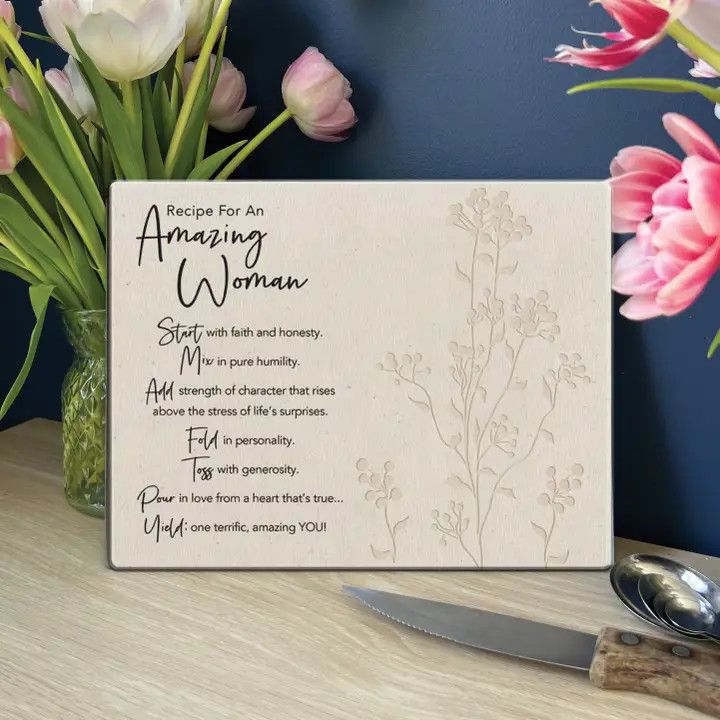 Amazing Woman Mini Cutting Board