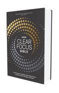 Nasb, Clear Focus Bible, Hardcover, Charcoal/Gold