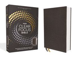 Nasb, Clear Focus Bible, Leathersoft, Charcoal Brown