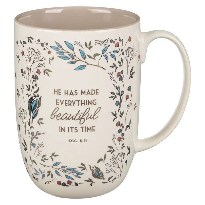 Everything Beautiful Cream Mug