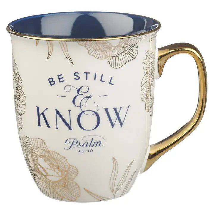 Mug Navy Be Still Ps. 46:10
