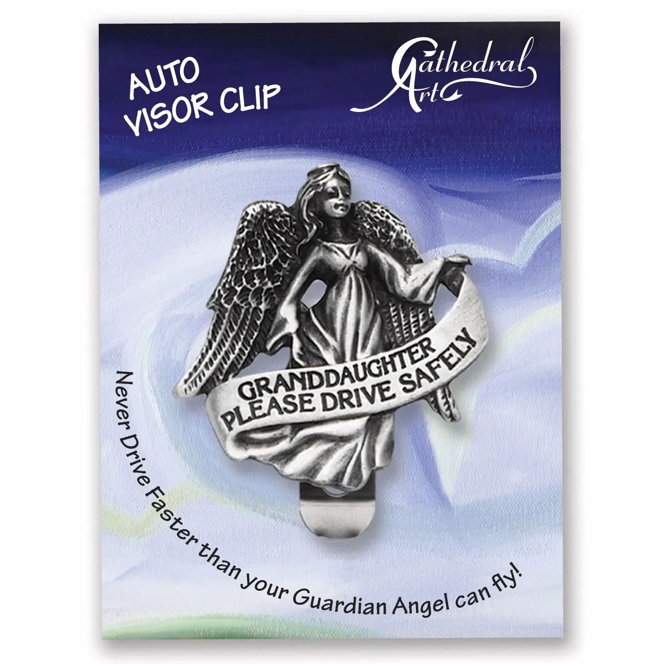 BF GRANDDAUGHTER DRIVE SAFELY VISOR CLIP