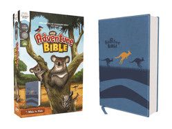 NASB Adventure Bible (Full Color) (Comfort Print)-Blue Leathersoft