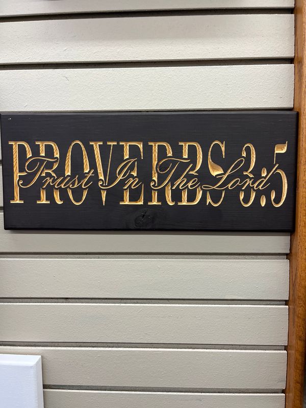 Trust in the Lord Proverbs 3:5 Wall Decor
