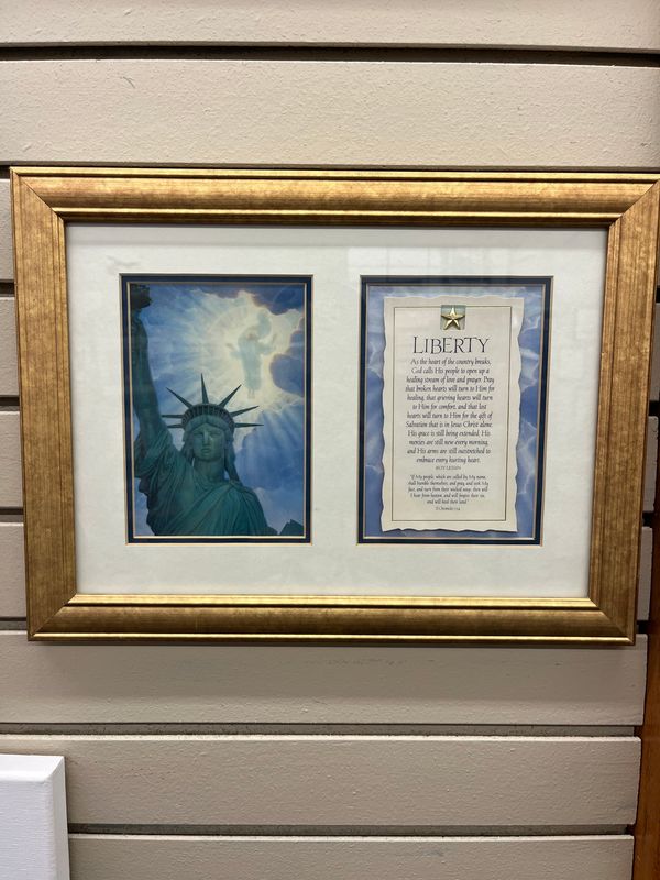 Liberty Framed &amp; Matted Wall Decor Print