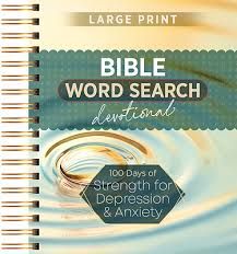 100 Days of Strength for Depression and Anxiety-Bible Word Search Devotional