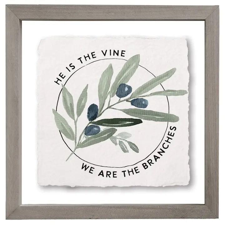 He Is the Vine - Floating Art Square