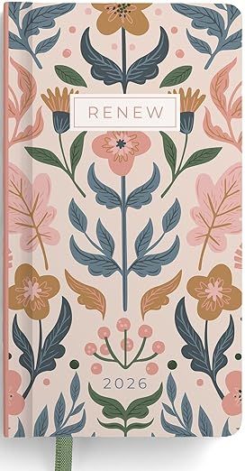 Renew 2026 12-Month Inspirational Pocket Planner Hardcover