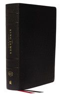 KJV, The King James Study Bible, Genuine Leather, Black, Thumb Indexed, Red Letter, Full-Color Edition