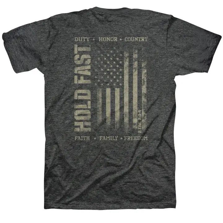 Hold Fast Mens T-Shirt Duty &amp; Honor  - XL