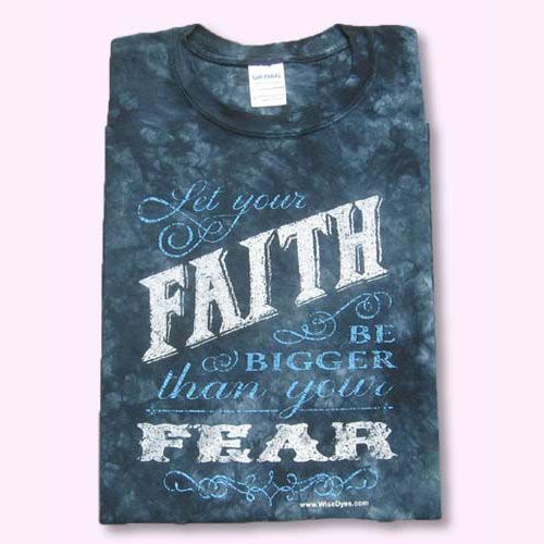 Let Your Faith Dark Teal L