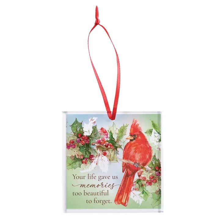 Ornament Cardinal Your Life Gave 3x3