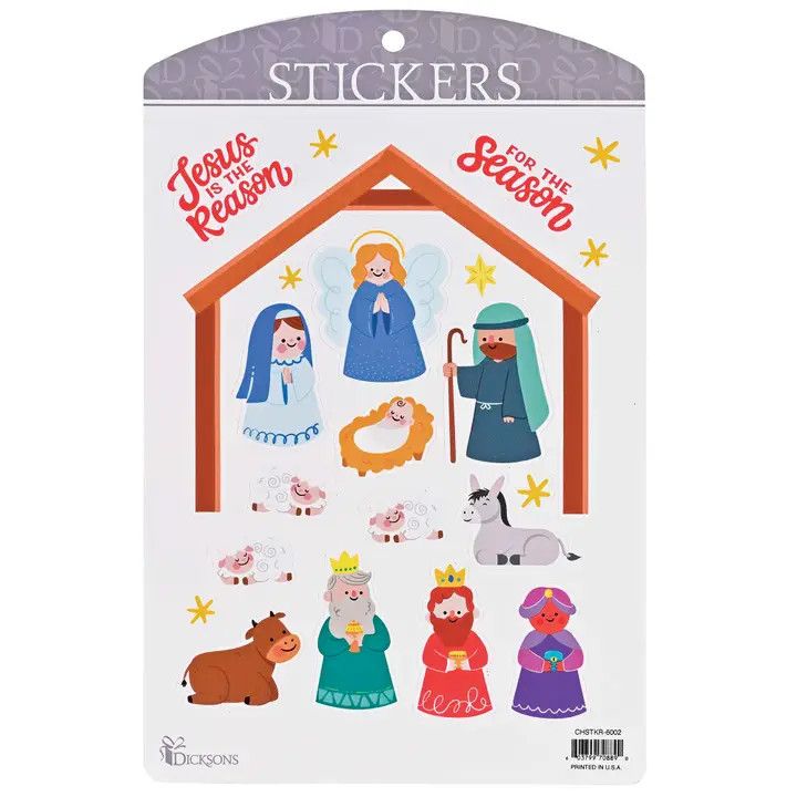 Sticker Kids Nativity Scene Collection