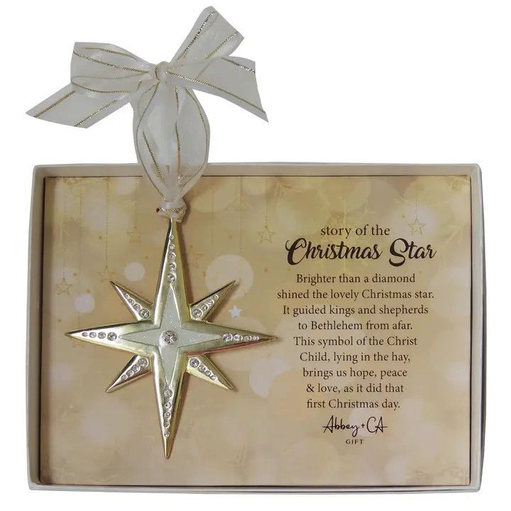 Christmas Star Story Ornament
