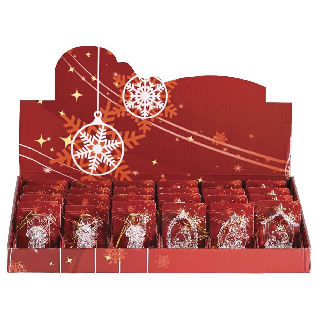 Ornament Holy Family And Angel Assorted