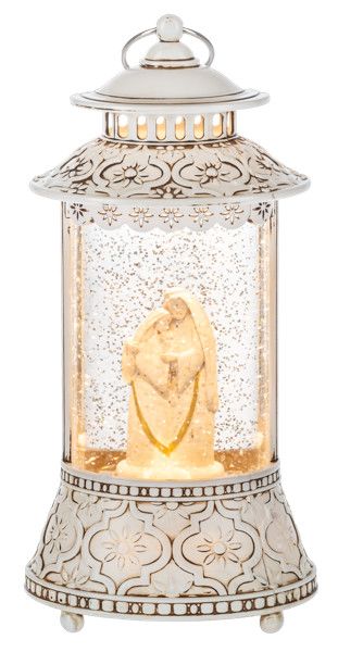 LED Light Up Shimmer Holy Family Figurine