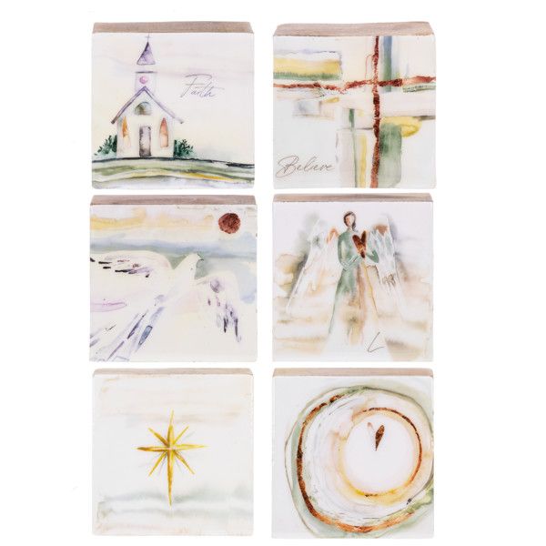 Watercolor Inspirational Blocks