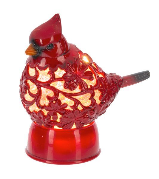 LED Light Up-Shimmer Cardinal