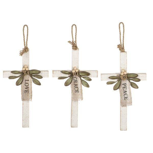 GRACE CROSS ORN