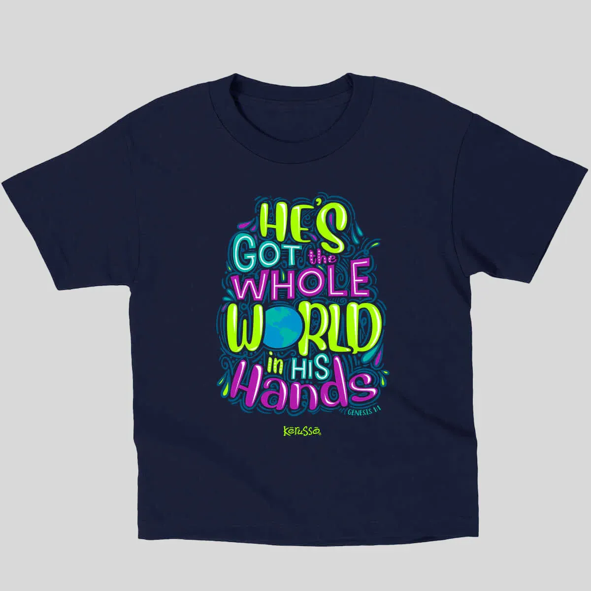 KDZ4381LG-Kidz T-Shirt-Whole World