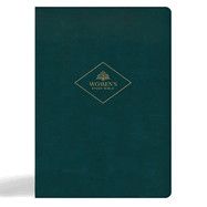 CSB Women&#39;s Study Bible, Peacock Leathertouch