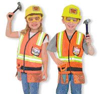 Melissa &amp; Doug Construction Worker Role Play Costume Set